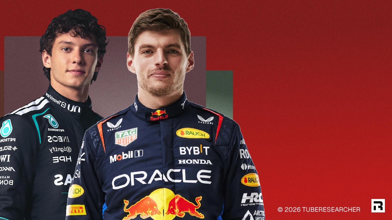 Kimi Antonelli alongside Max Verstappen
